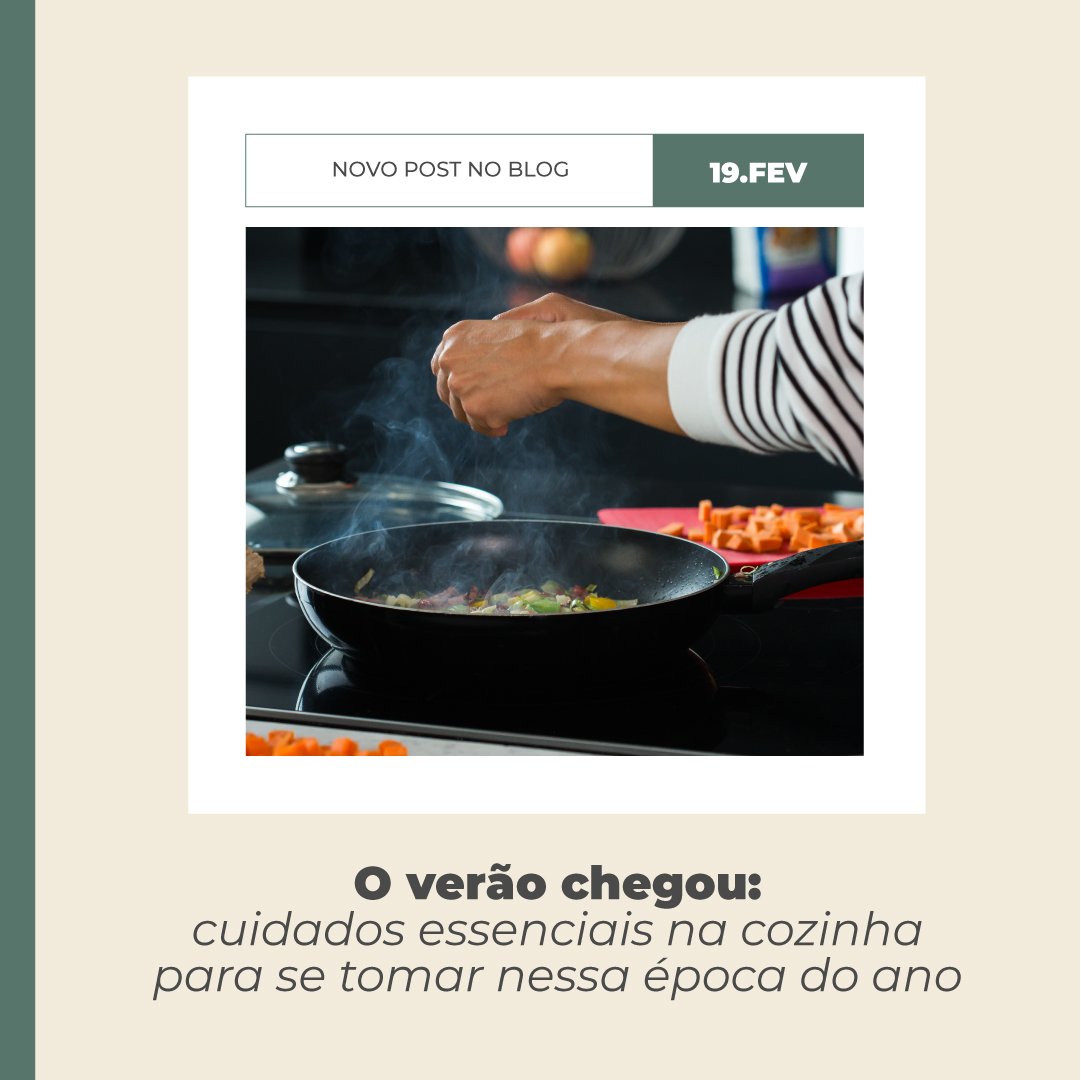 O verão chegou: cuidados essenciais na cozinha para se tomar nessa época do ano